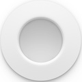 Slim Downlight S 90mm White and Color Ambiance Vit 1-pack