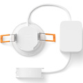 Slim Downlight S 90mm White and Color Ambiance Vit 1-pack