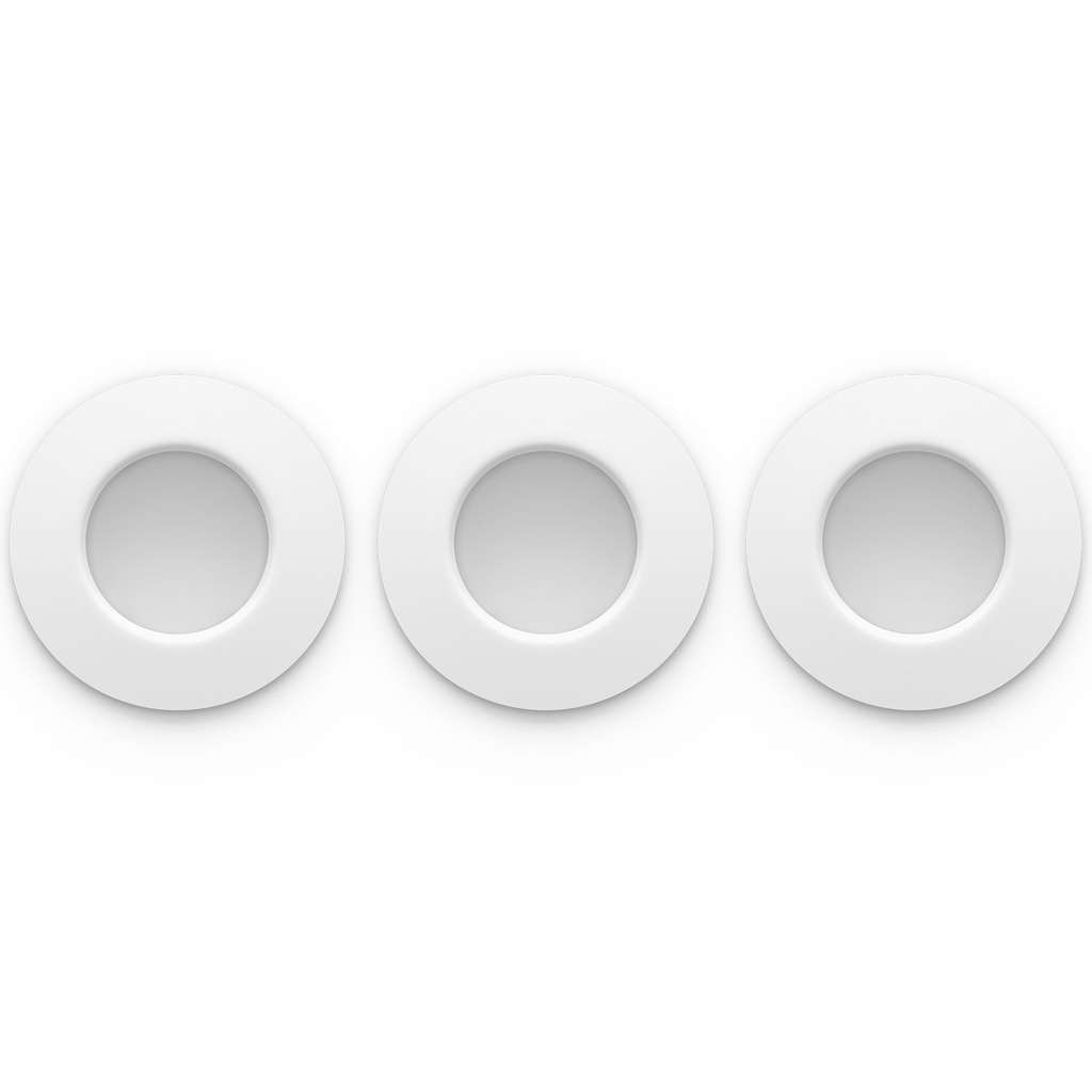 Slim Downlight S 90mm White and Color Ambiance Vit 3-pack