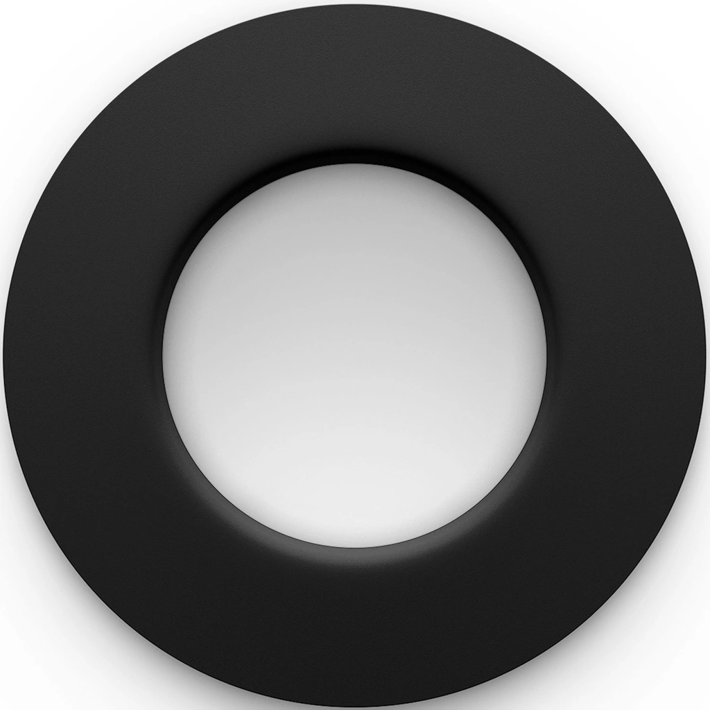 Slim Downlight S 90mm White and Color Ambiance Svart 1-pack