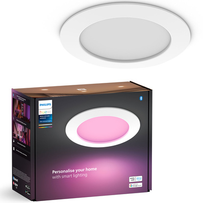 Hue Slim Downlight L 170mm White and Color Ambiance Vit 1-pack