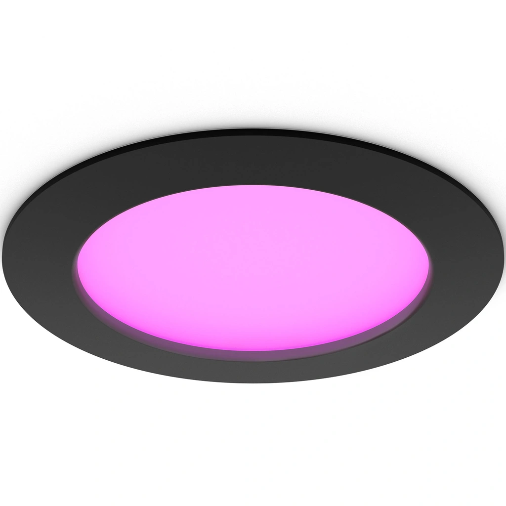 Slim Downlight L 170mm White and Color Ambiance Svart 1-pack