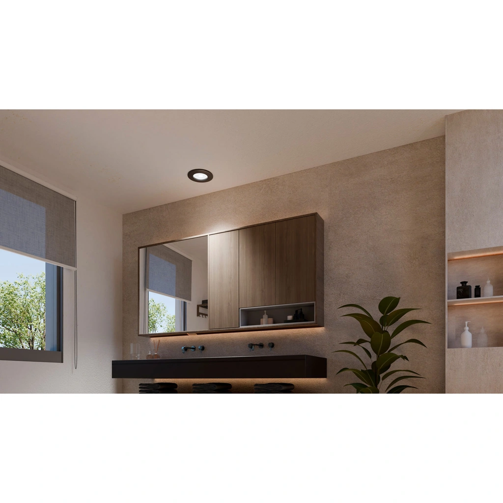 Slim Downlight L 170mm White and Color Ambiance Svart 1-pack