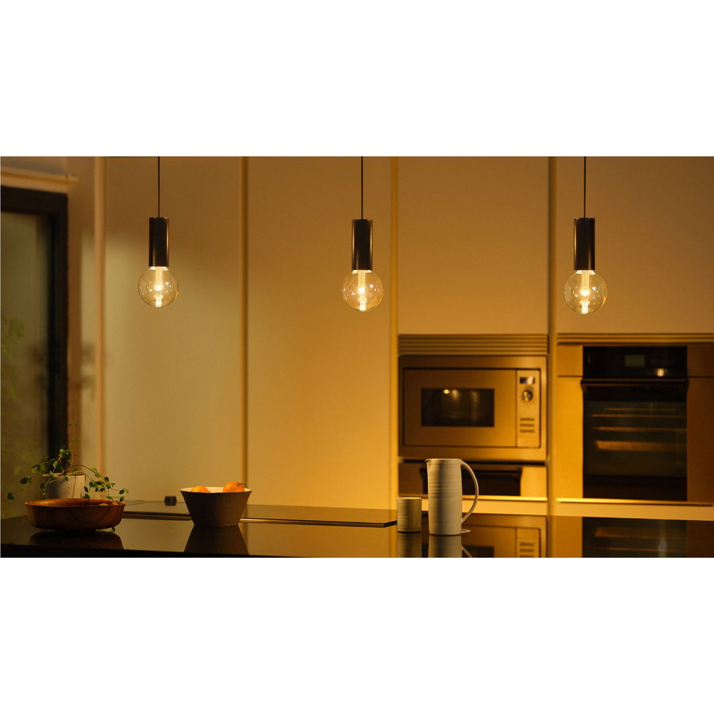 Lightguide Globe 95mm E27 White and Color Ambiance