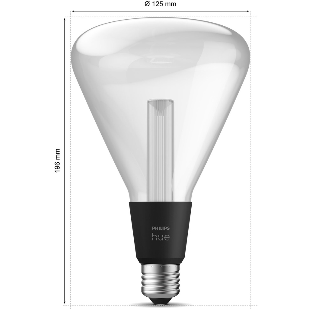 Lightguide Triangle E27 White and Color Ambiance