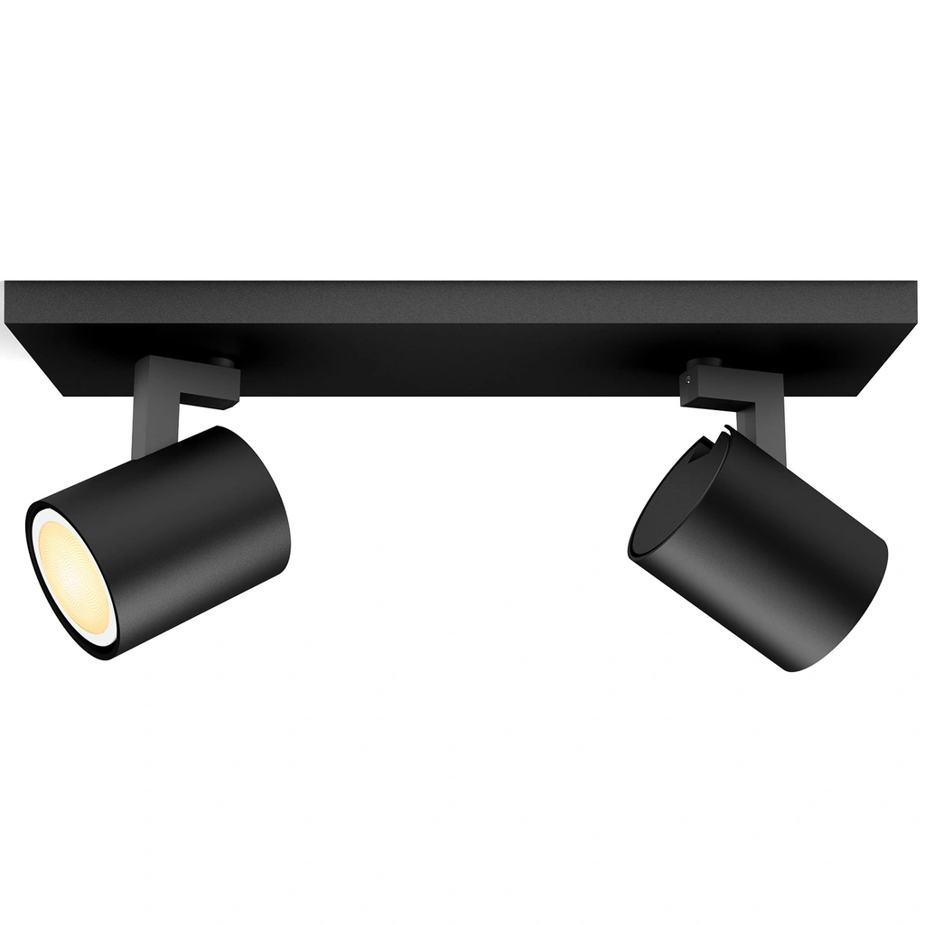 Runner White Ambiance 2 spotlights 800 lm Svart