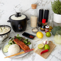 Riskokare Mini Ceramic 0,6L 300W RK400 Svart