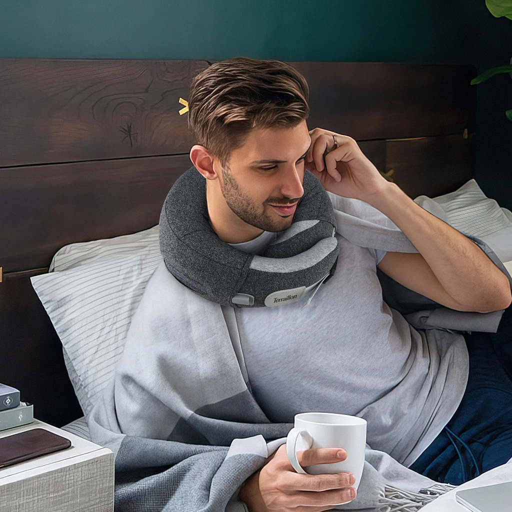 Nackmassage Shiatsu 3 hastigheter, 2 rotation, uppvärmning & USB-C