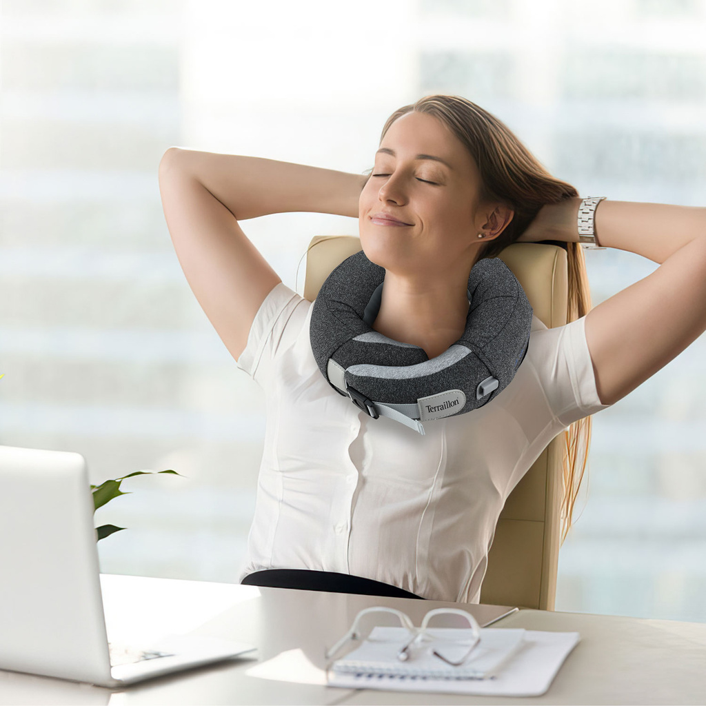 Nackmassage Shiatsu 3 hastigheter, 2 rotation, uppvärmning & USB-C