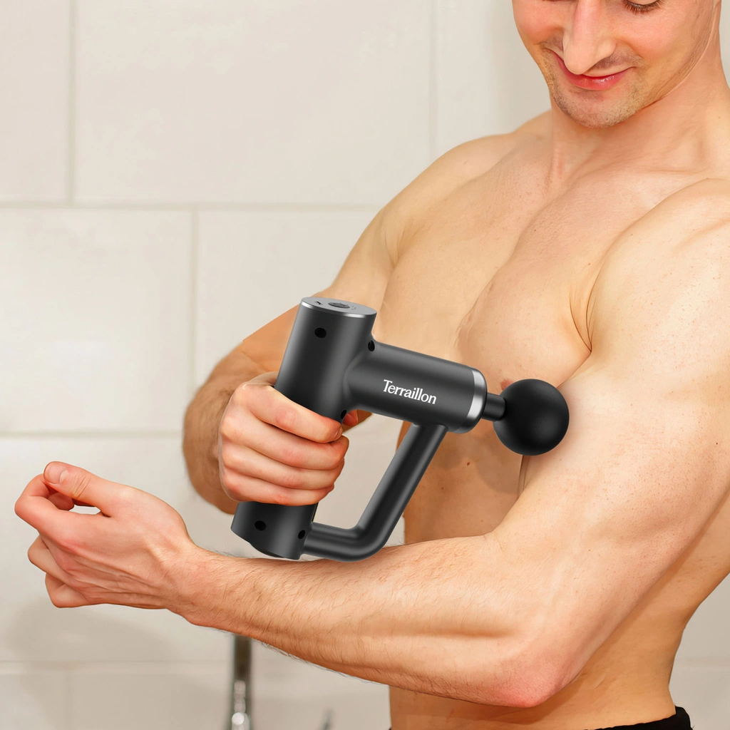 Massagepistol Fitness Massager 4st tillbehör & USB-C