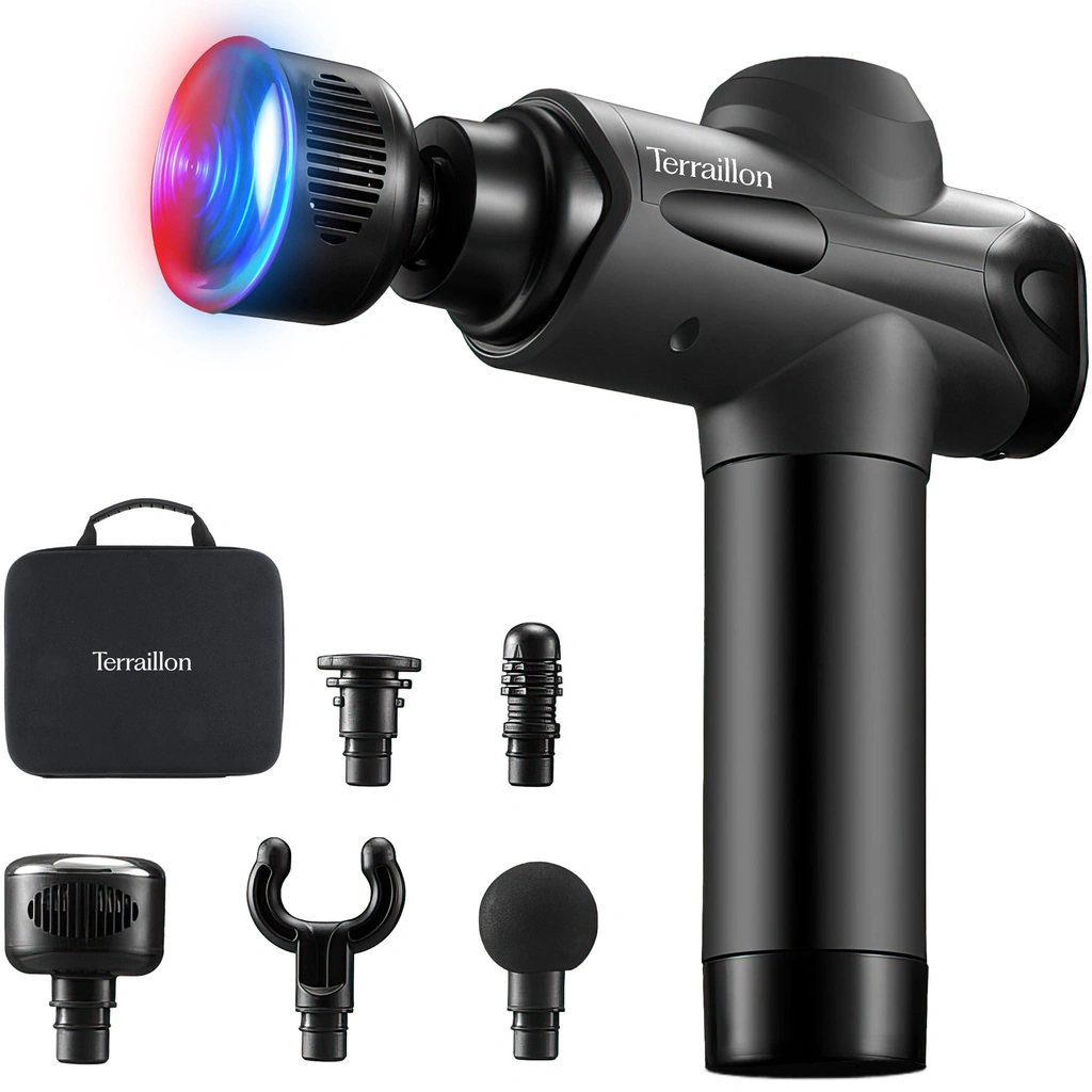 Massagepistol Expert Heat&Cold 4st tillbehör + 1st varm/kall