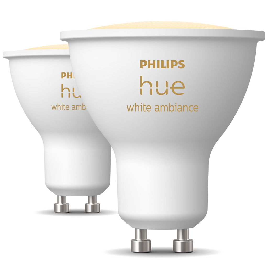 White Ambiance GU10 400lm 2-pack