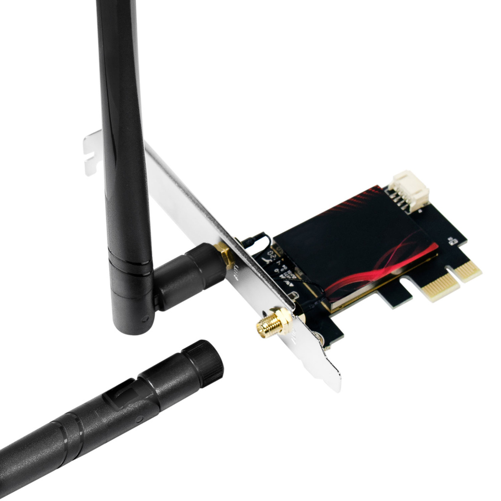 Wi-Fi 6E AX5400 PCIe-kort med Bluetooth 5.2