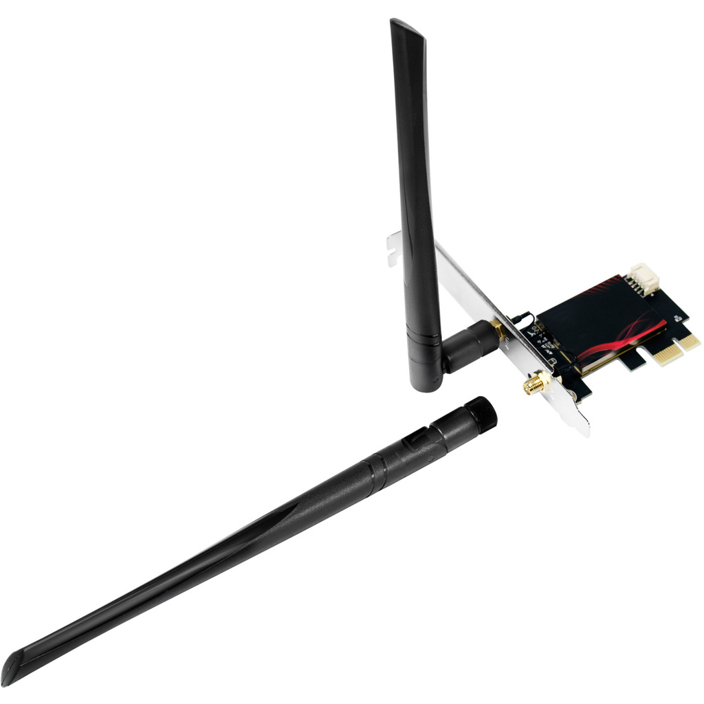 Wi-Fi 6E AX5400 PCIe-kort med Bluetooth 5.2
