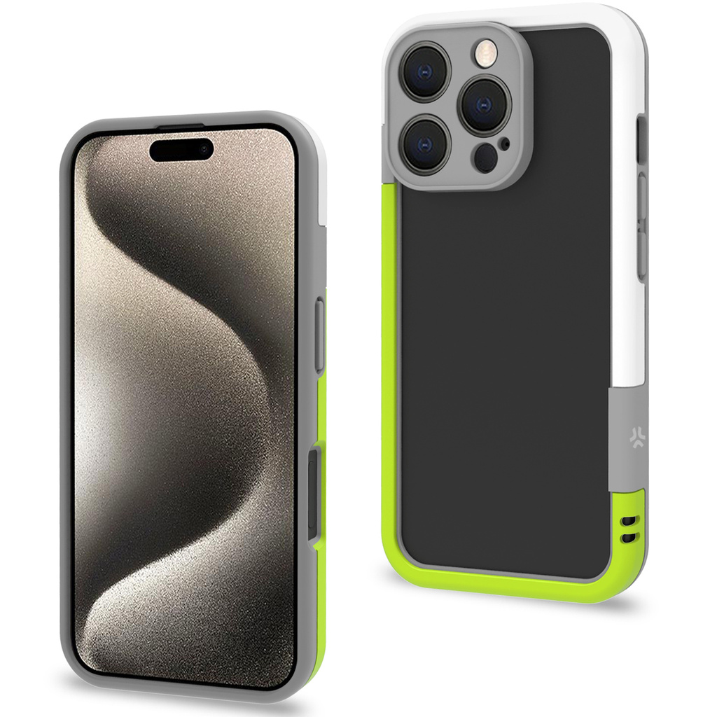 Bumper iPhone 16 Pro Vit/Limegrön