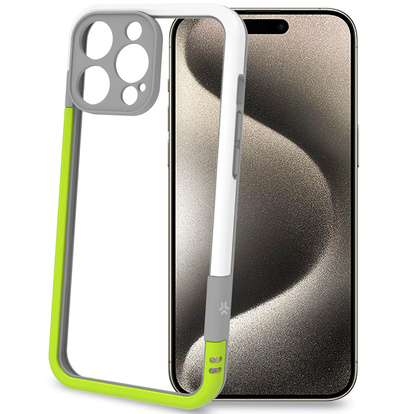 Bumper iPhone 16 Pro Max Vit/Limegrön