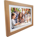 Smart fotoram 15,6" Full HD Wifi FRAMEO programvara PFF-1543LW Ljust trä