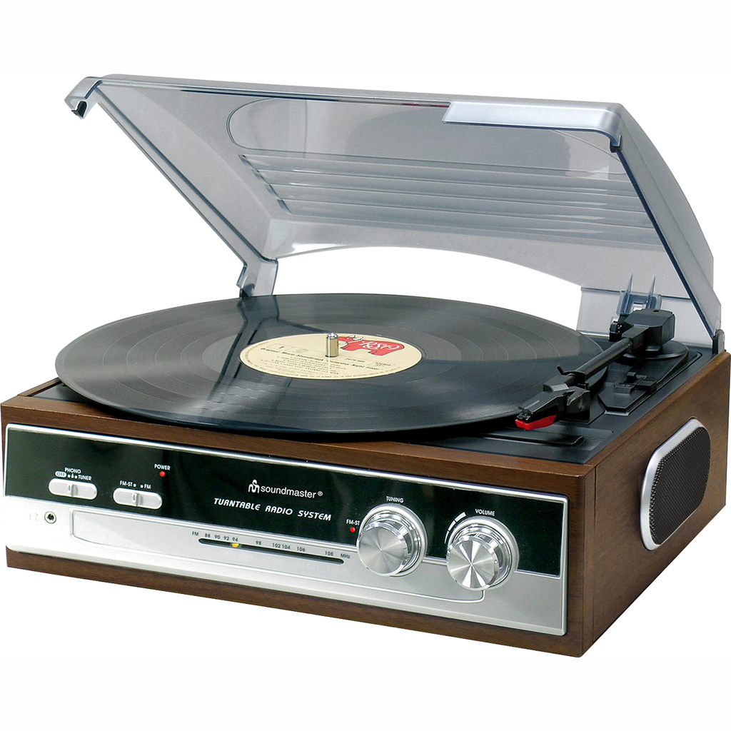 Musik-anläggning Vinyl Radio Innbyggda högtalare PL186H