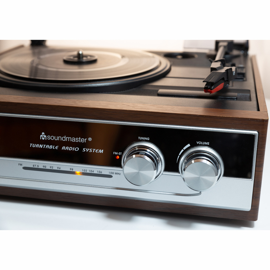 Musik-anläggning Vinyl Radio Innbyggda högtalare PL186H