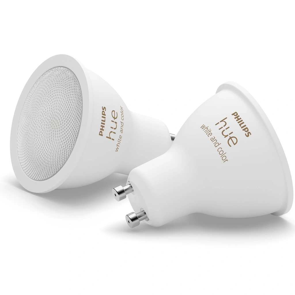 White and Color Ambiance GU10 400lm 2-pack