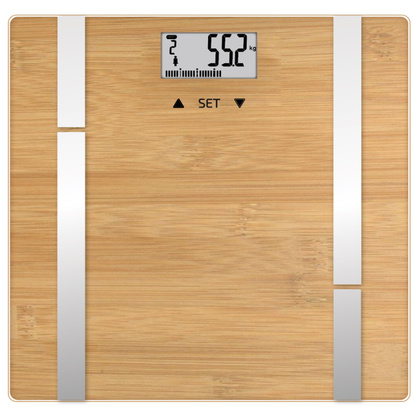 Personvåg Bamboo Fit BMI 10-användare, 180 kg