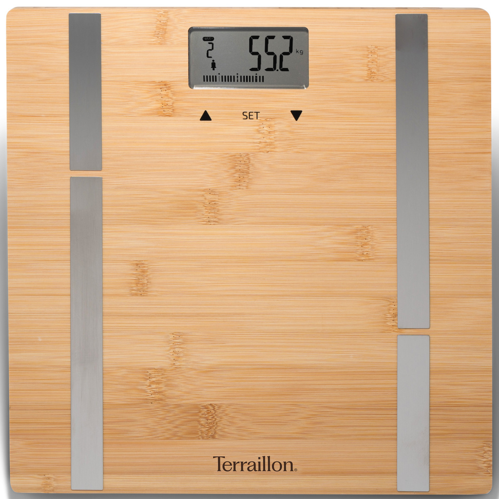 Personvåg Bamboo Fit BMI 10-användare, 180 kg