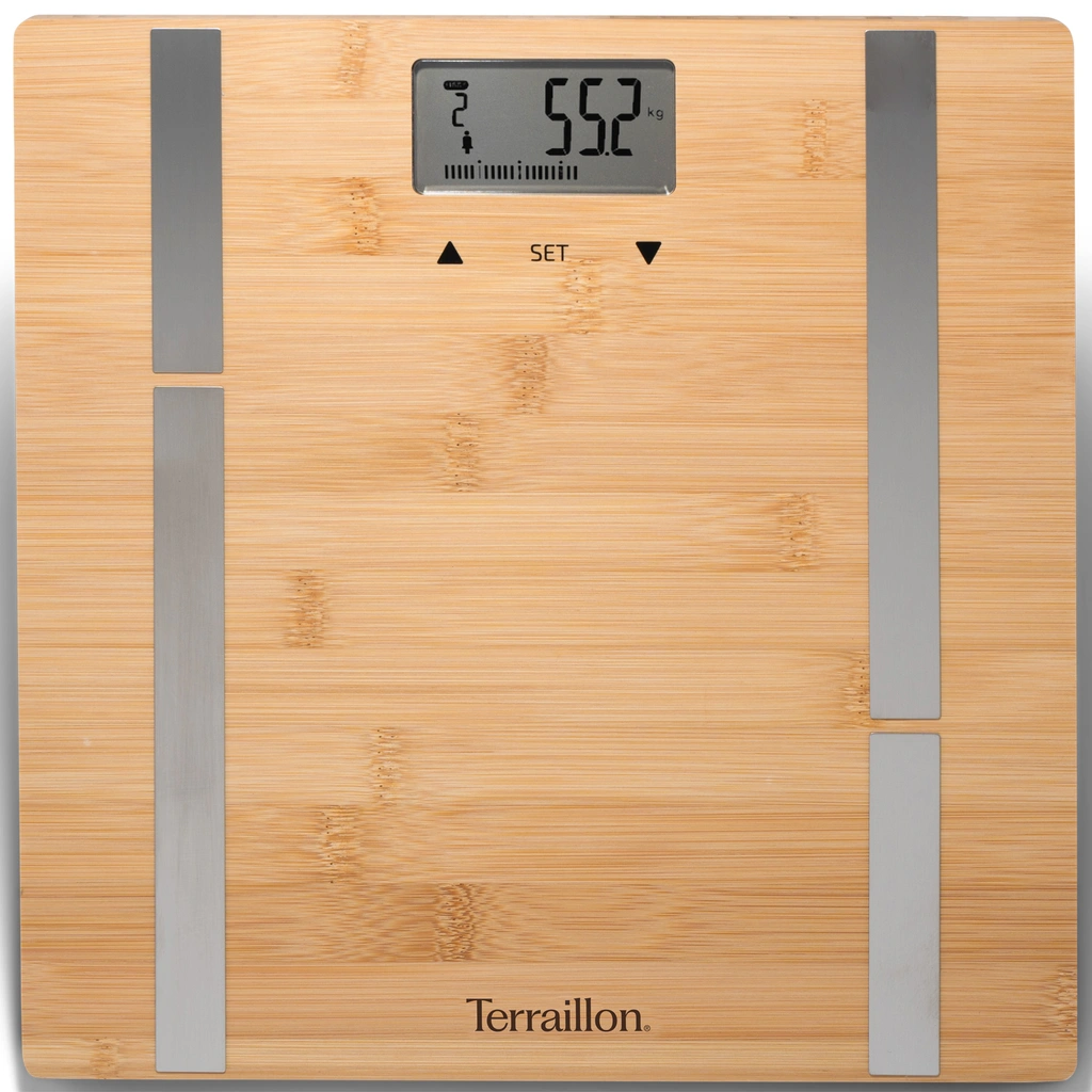 Personvåg Bamboo Fit BMI 10-användare, 180 kg