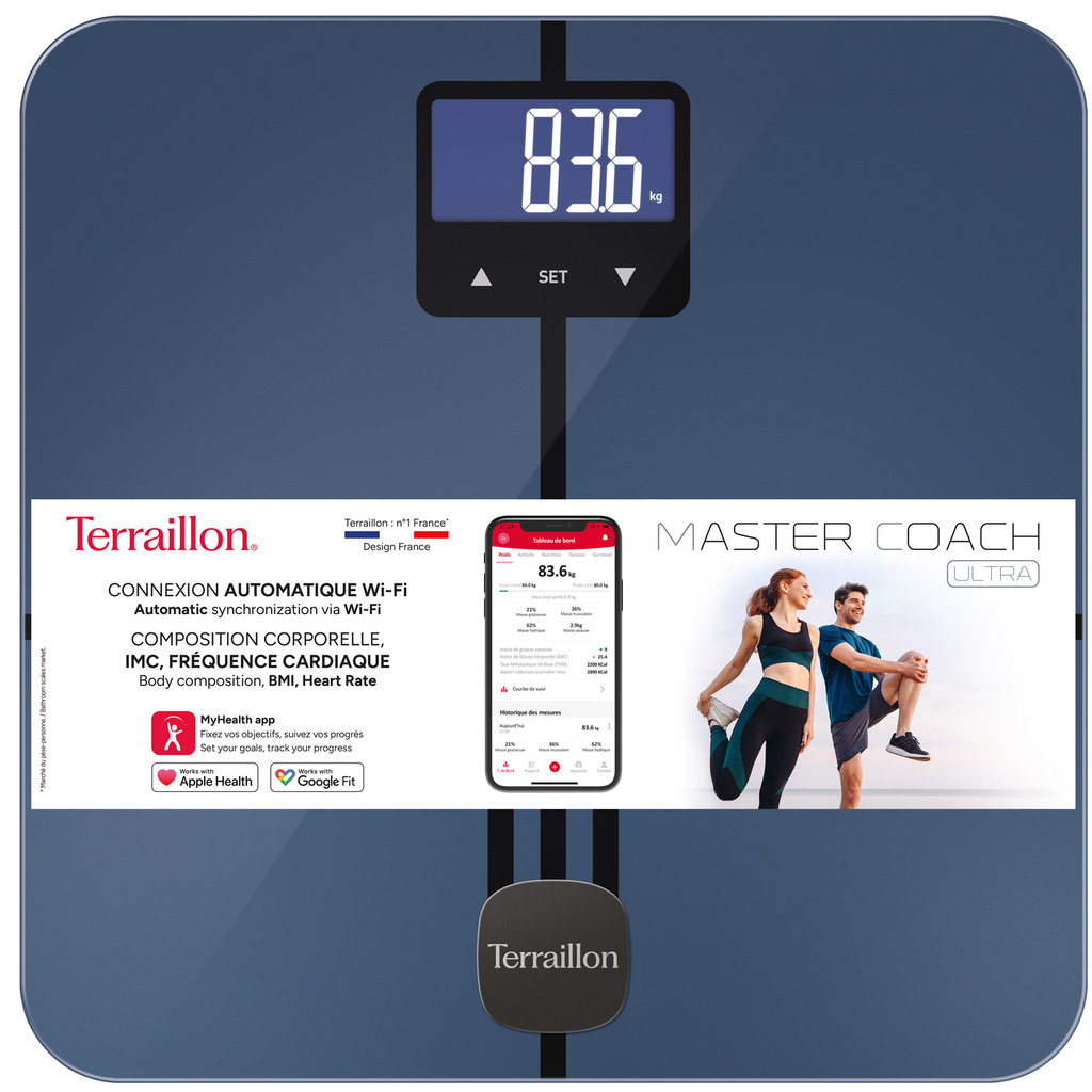 Personvåg Master Coach Ultra Wifi & BMI 180 kg