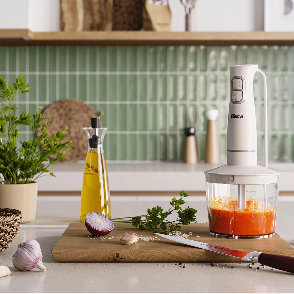 Stavmixer set MX-4881 350W Rostfritt inkl Ballongvisp,Hacker