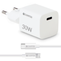 Laddare 30W + USB-C till Lightning Kabel Vit