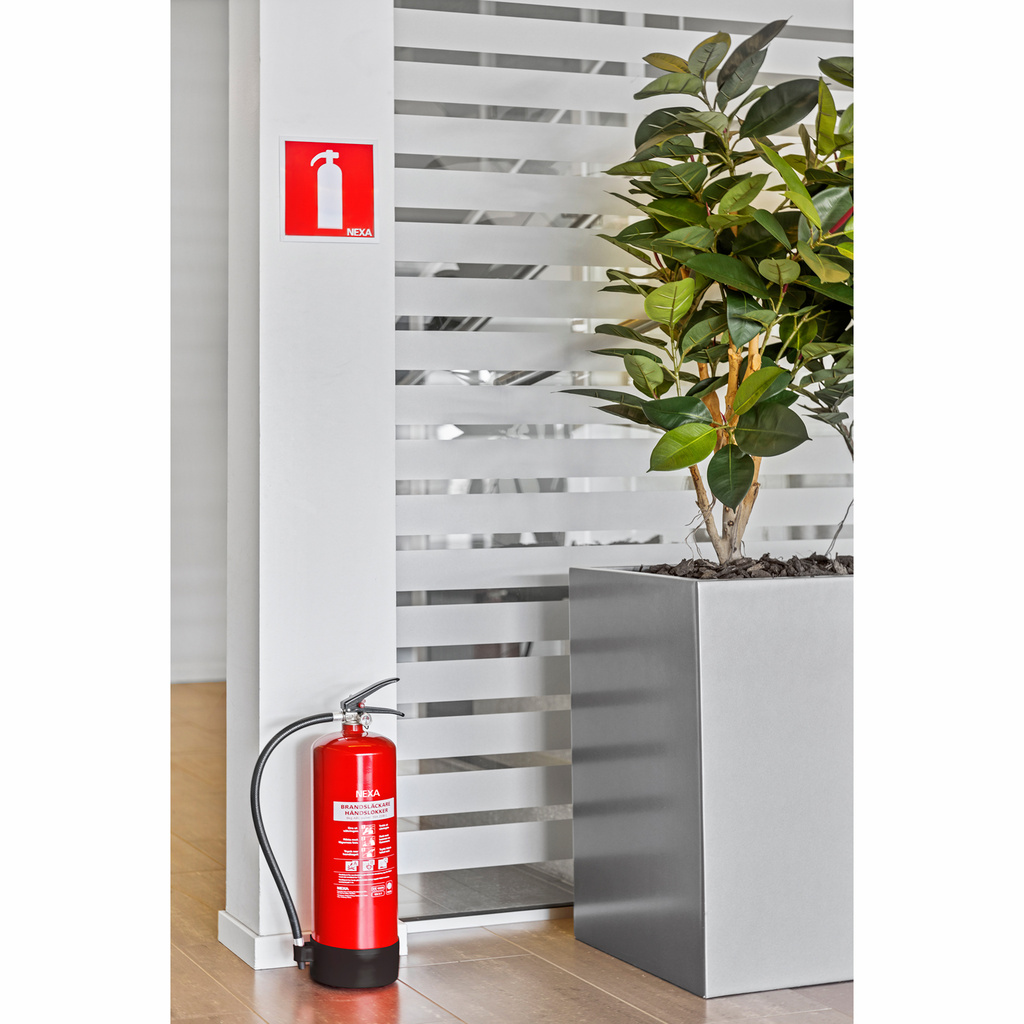 Brandsläckare Röd 6kg 55A