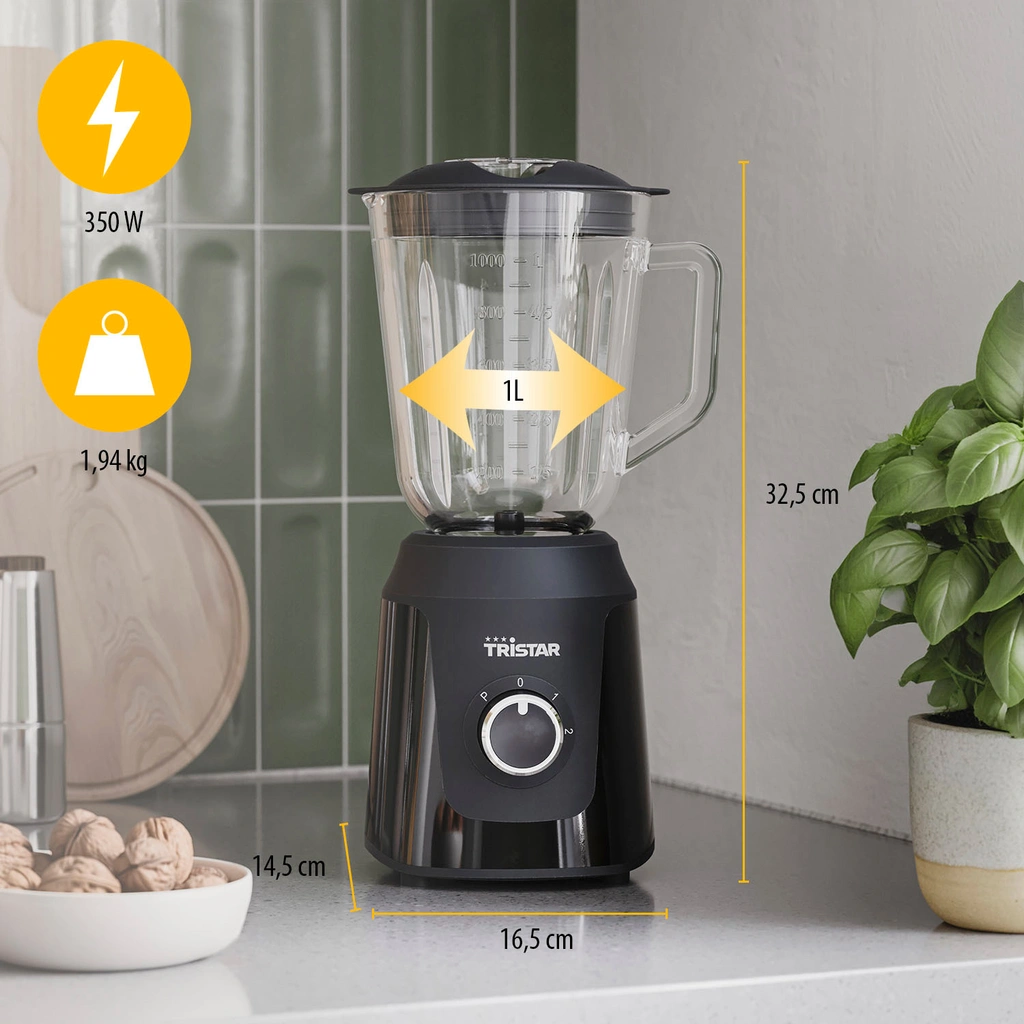 Blender BL-4482 1L Glaskanna 350W puls funktion