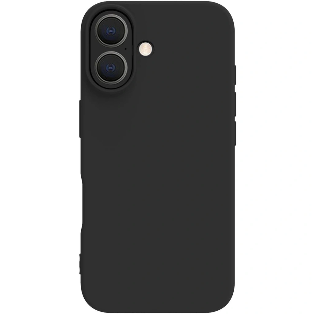 Cromo Soft rubber case iPhone 16 Svart