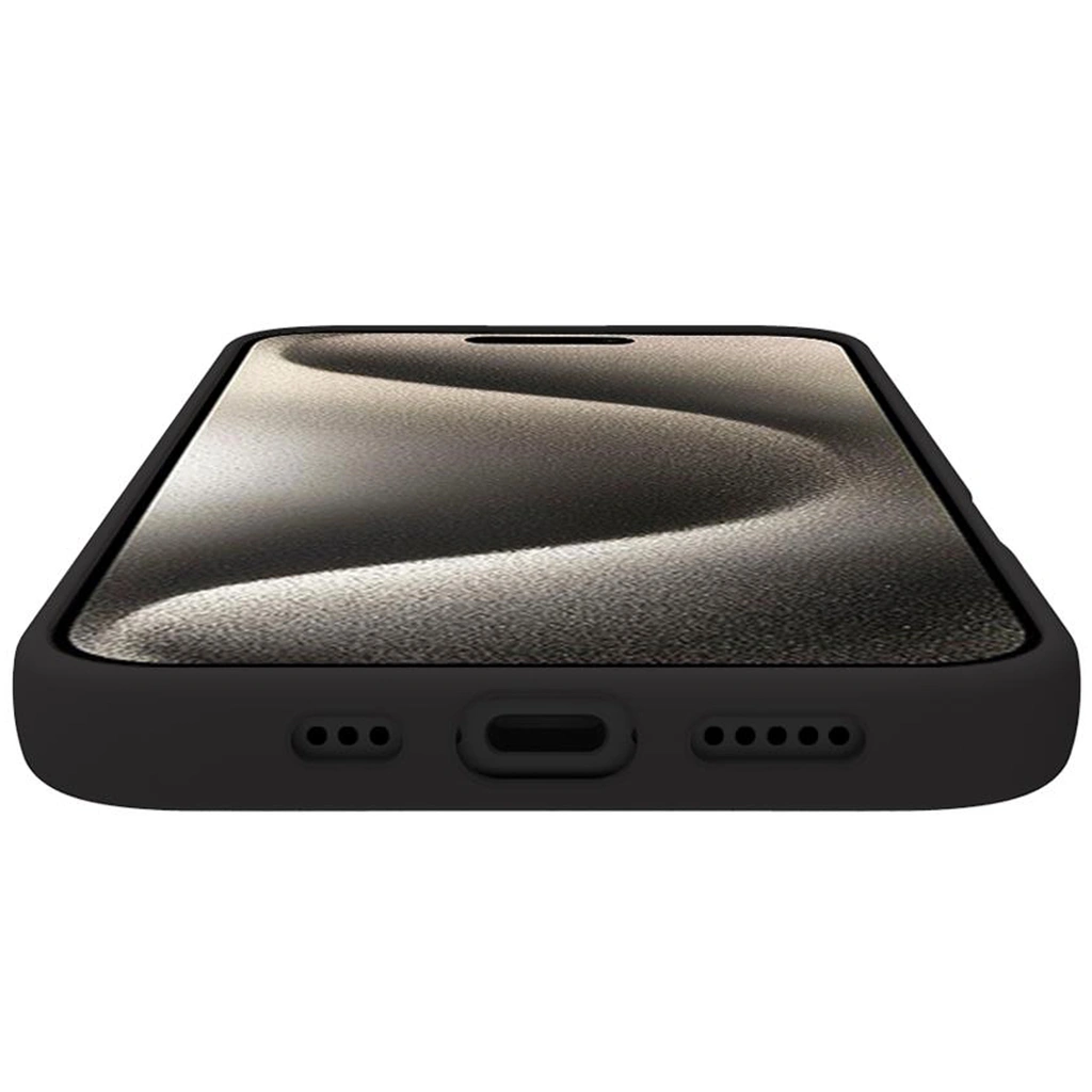 Cromo Soft rubber case iPhone 16 Svart