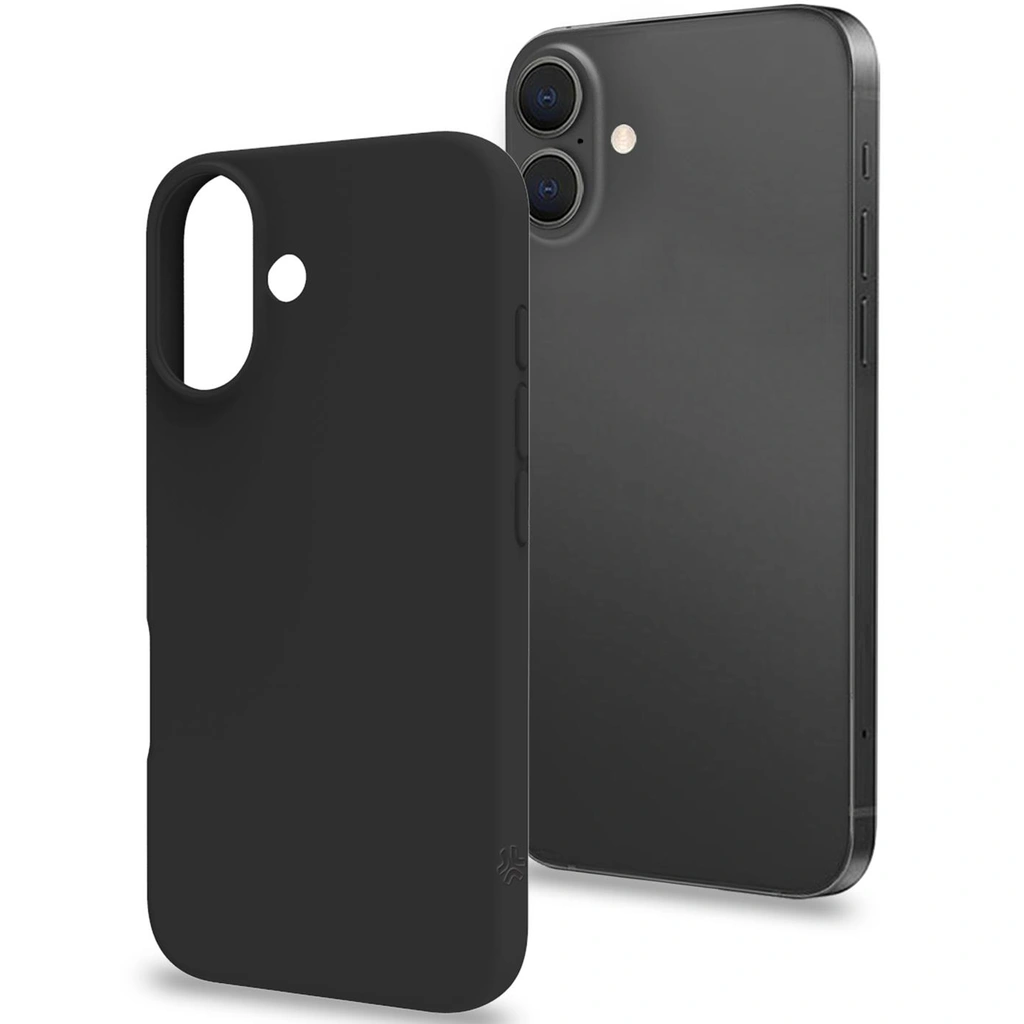 Cromo Soft rubber case iPhone 16 Svart