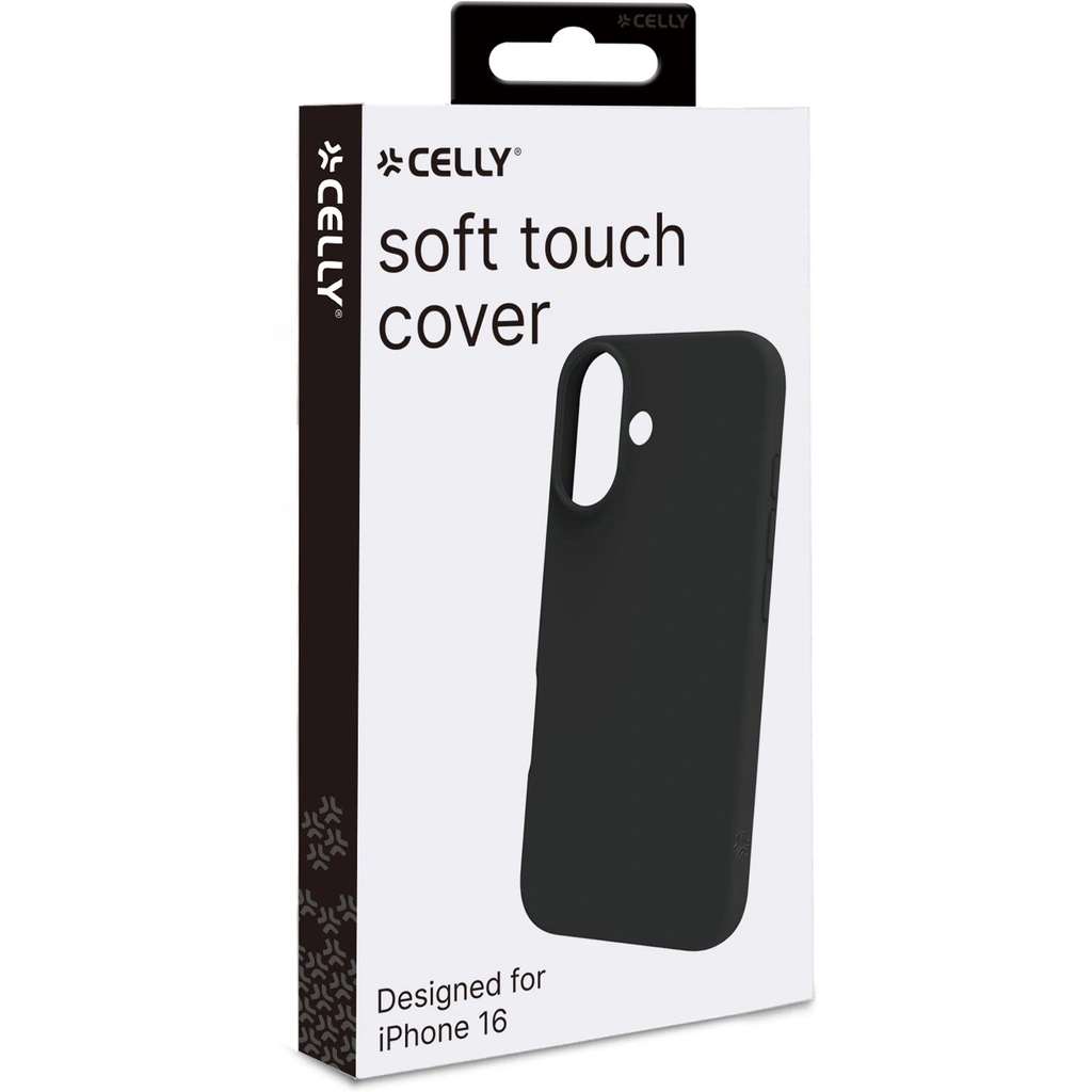 Cromo Soft rubber case iPhone 16 Svart