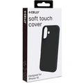 Cromo Soft rubber case iPhone 16 Svart