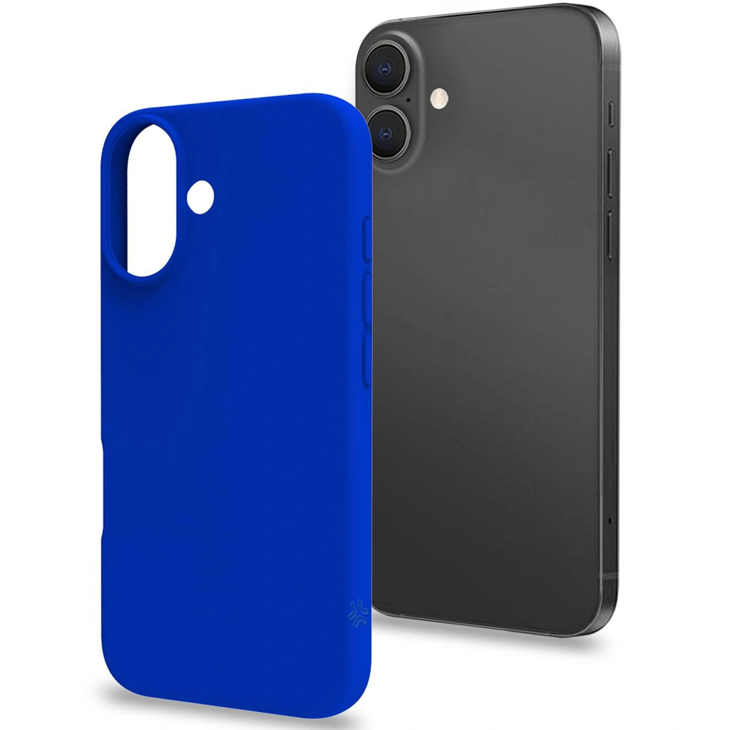 Cromo Soft rubber case iPhone 16 Blå