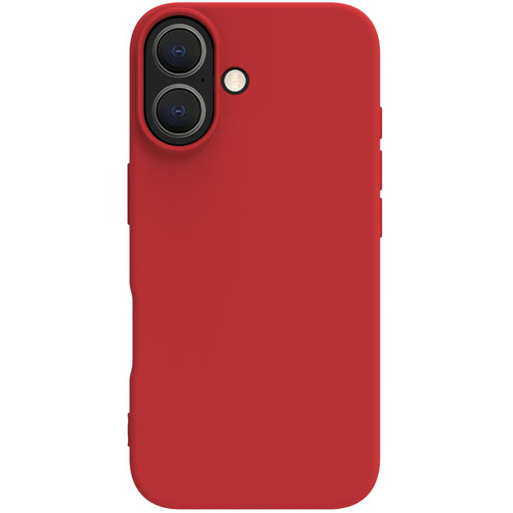 Cromo Soft rubber case iPhone 16 Röd