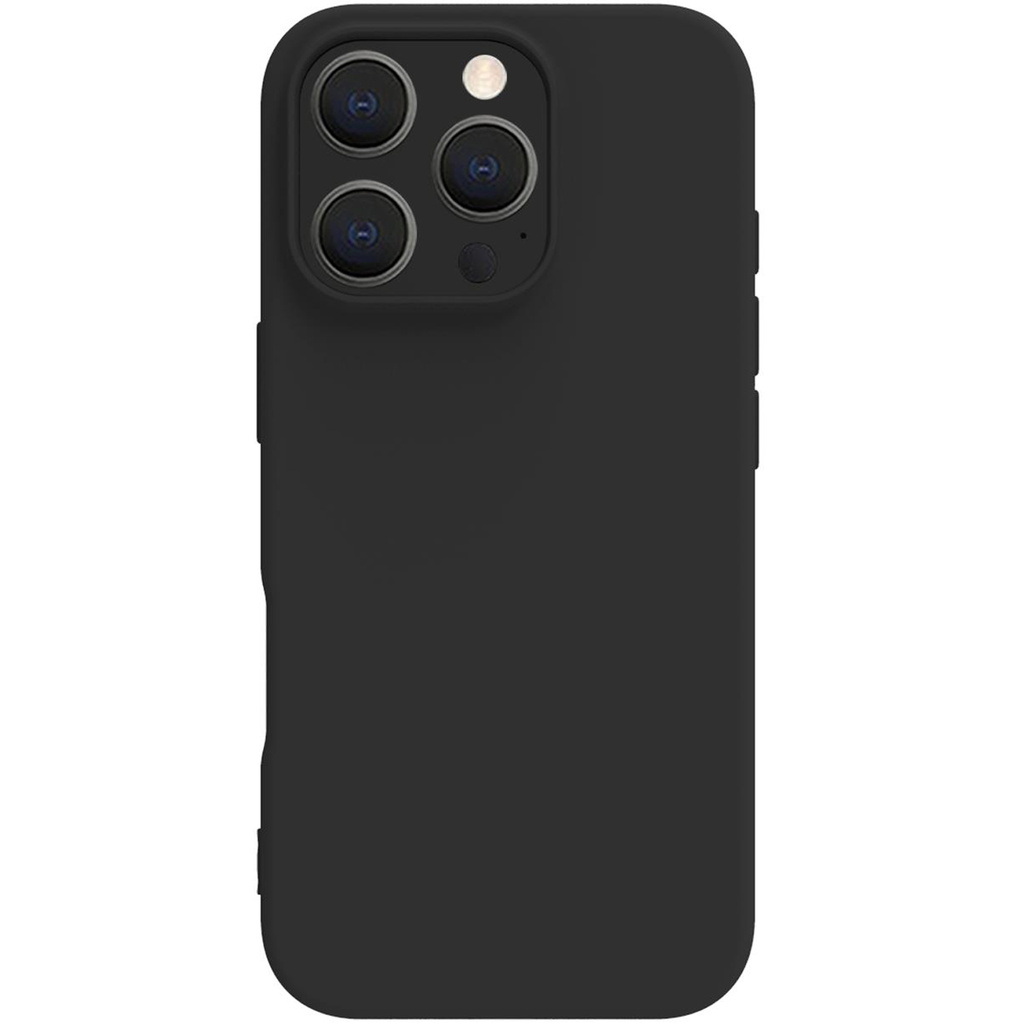 Cromo Soft rubber case iPhone 16 Pro Svart