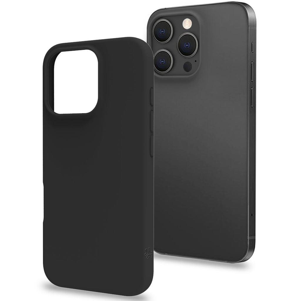Cromo Soft rubber case iPhone 16 Pro Svart