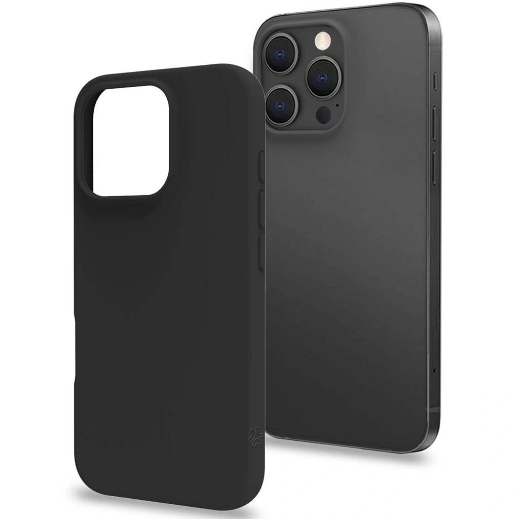 Cromo Soft rubber case iPhone 16 Pro Svart