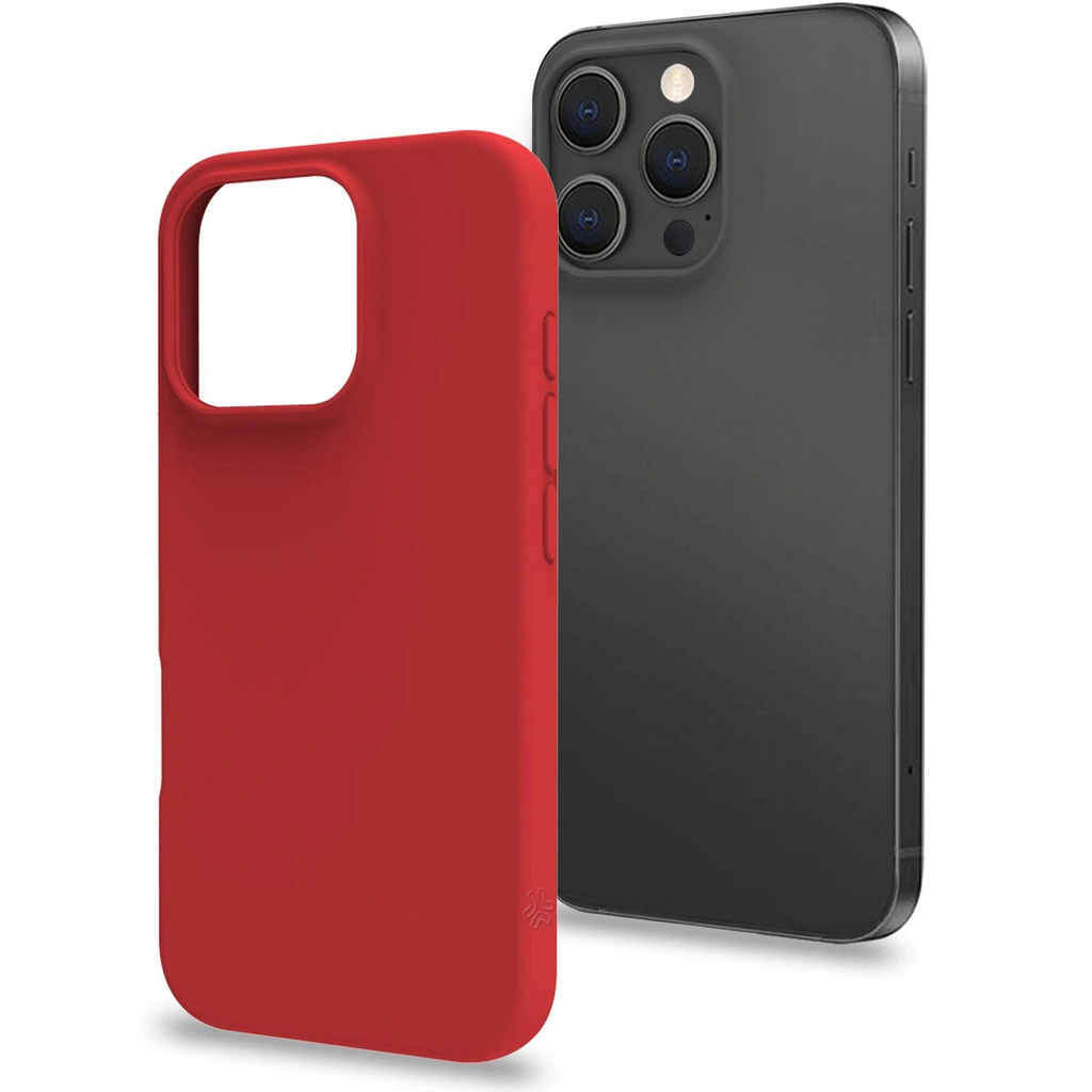 Cromo Soft rubber case iPhone 16 Pro Röd