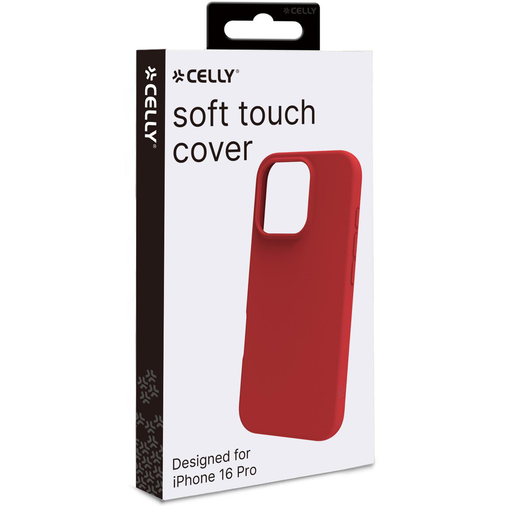 Cromo Soft rubber case iPhone 16 Pro Röd