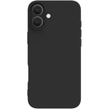 Cromo Soft rubber case iPhone 16 Plus Svart