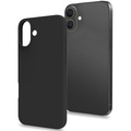 Cromo Soft rubber case iPhone 16 Plus Svart