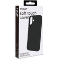 Cromo Soft rubber case iPhone 16 Plus Svart