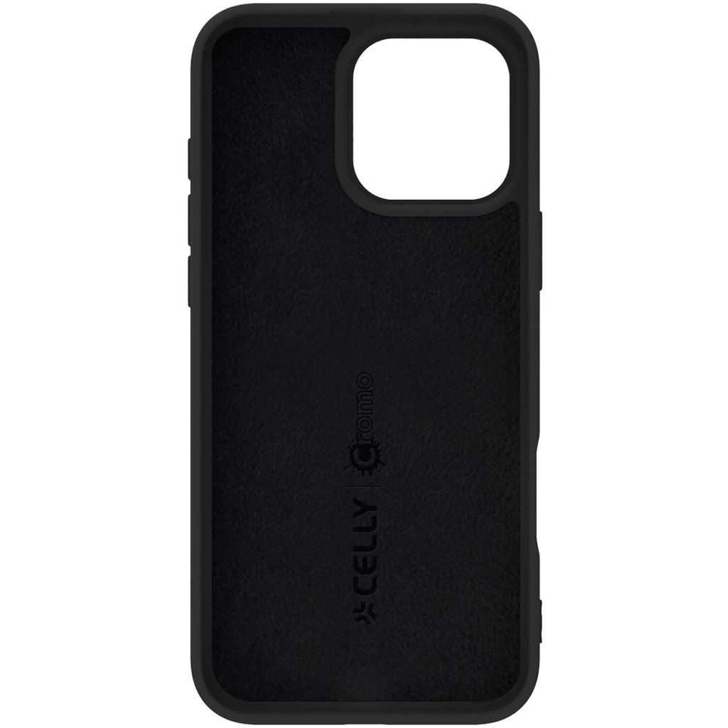 Cromo Soft rubber case iPhone 16 Pro Max Svart