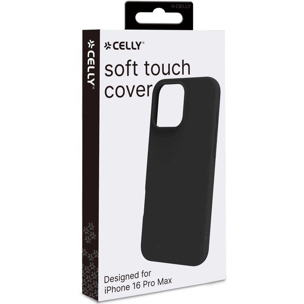 Cromo Soft rubber case iPhone 16 Pro Max Svart