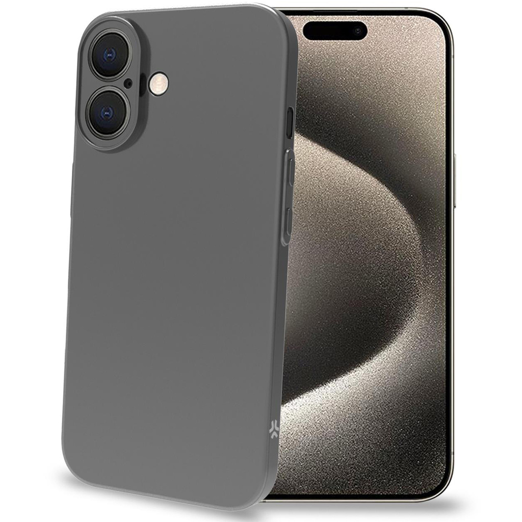 SPACE Super Thin Cover iPhone 16 Svart